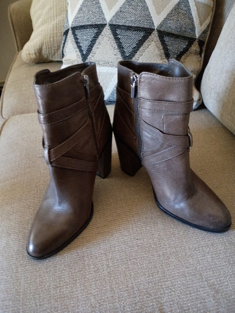 Vince Camuto Leather Booties - Picture 4 of 10